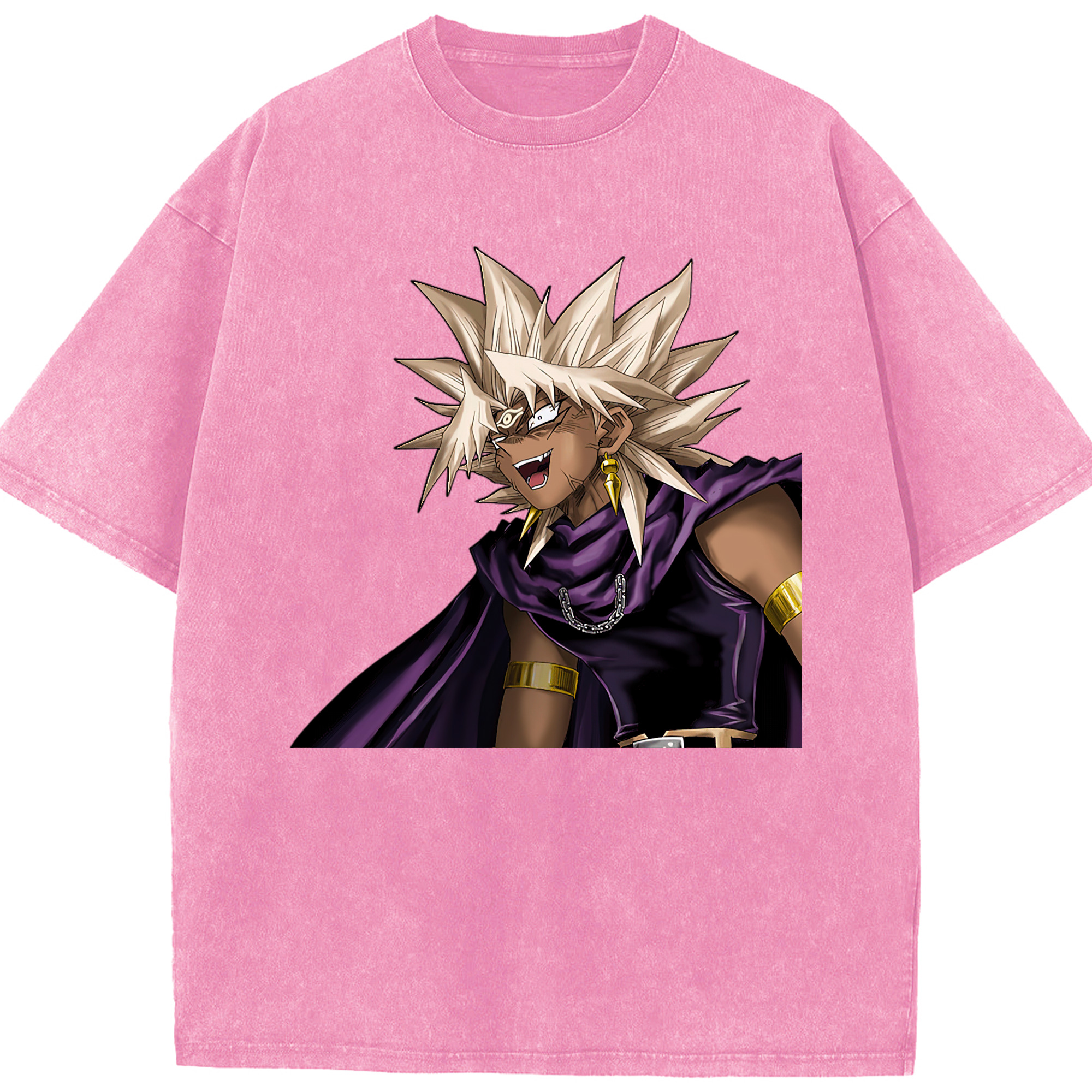 （画像用） 遊☆戯☆王 Yu-Gi-Oh! 綿100% ヴィンテージ風 半袖Tシャツ（フロントプリント）